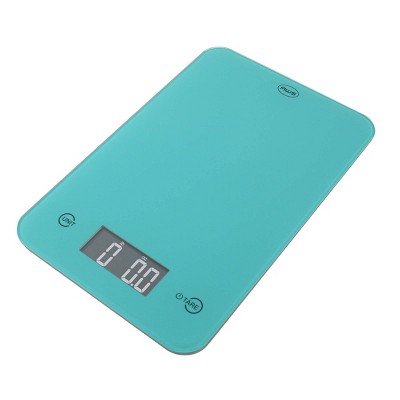 American Weigh Scales  Onyx-5K Tempered Glass Kitchen Scale Turquoise