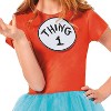 Dr. Seuss Girl's Thing 1 Halloween Costume Dress - 4 of 4