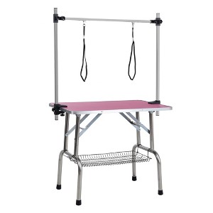 YOOCOZZ Folding Dog Pet Grooming Table with Adjustable Arm and Clamps pet dog Cat Grooming Table - 1 of 4