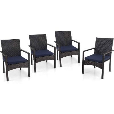 4pc Patio Rattan Sofa - Brown - Captiva Designs