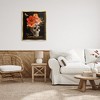 Stupell Industries Spooktacular Halloween Skull Flower Arrangement Spider Web Floating Frame Canvas Art, Gold, 25" x 31" - 3 of 4