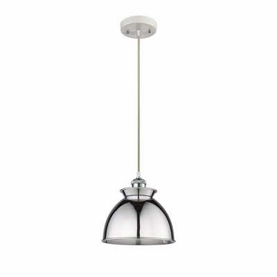 Adirondack - 1 Light Cord Hung Mini Pendant In Industrial Style-10 Inches Tall and 8.13 Inches Wide