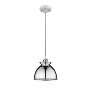 Adirondack - 1 Light Cord Hung Mini Pendant In Industrial Style-10 Inches Tall and 8.13 Inches Wide - 1 of 1
