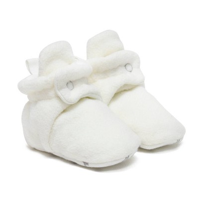 Baby Ro+Me by Robeez Bootie Slippers - Ivory 0-3M