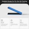 BalanceFrom 8 Foot Folding Balance Gymnastics Floor Beam with Anti Slip Bottom and Carrying Handles for Rehabilitation, Recovery, and Gymnasts, Blue - 3 of 4