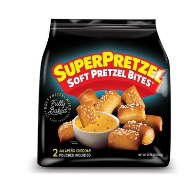 SuperPretzel Frozen Pretzel Bites with Jalapeno Cheese - 21.78oz