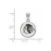 Black Bow Jewelry Sterling Silver Chicago Blackhawks NHL Medium Pendant - 2 of 3