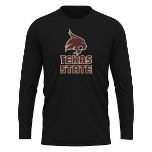 Men's Texas State University Adult Sport Long Sleeve Shirt Primary Logo - 1 of 4