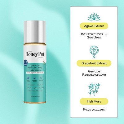 The Honey Pot Organic Water Based Personal Lube - Agave - 2 fl oz