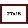 PosterPalooza | Weathered Red Picture Frame - UV Acrylic, Backing Board, Hanging Hardware Included - 2 of 4