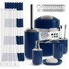 Nestl 19 PC Complete College Dorm Room Twin XL Bedding Bundle, Bed in a Bag Comforter Set - 4 of 4