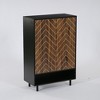 Resenkos Free Standing Bathroom Cabinet, Entryway Storage Cabinet for Entryway Hallway Closet Bedroom Black,Brown - 4 of 4