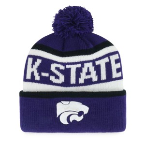 NCAA Kansas State Wildcats Pom Knit Beanie: Team Logo Sports Hat - 1 of 2