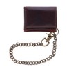 CTM Men's Colorado Leather RFID Trifold Chain Wallet - 2 of 4
