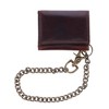 CTM Men's Colorado Leather RFID Trifold Chain Wallet - image 2 of 4