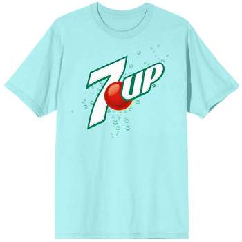 7UP Bubbles Logo Women's Celadon T-Shirt