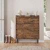 Shoe Cabinet with Drawers, Wooden Shoe Organizer with Adjustable Shelf, Shoe Storage for Entryway, Hidden Shoe Cabinet for Hallway, Living Room - 2 of 4