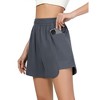 YESFASHION Women's 5" Quick Dry Swim Board Shorts with Pockets UPF 50+ Swimsuit Bottom Trunks Beach Shorts for Women with Liner - 4 of 4