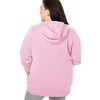 Woman Within Plus Size Better Fleece Zip-Front Hoodie - 3 of 4