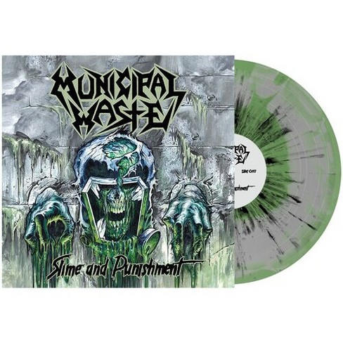 Municipal Waste - Slime and Punishment - Gray & Mint Swirl W/ Black Splatter (Vinyl) - image 1 of 1