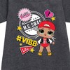 - LOL Surprise! - M.C. Swag Vibe Graphic Short Sleeve Fleece Dress - 2 of 3