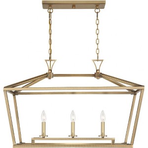 Savoy House Townsend 3 - Light Chandelier in  Warm Brass - 1 of 1