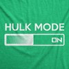 Hulk Mode On T Shirt Funny Graphic Gym Workout Top Sarcastic Saying Adult Humor - Crazy Dog Men's T Shirt - 2 of 4