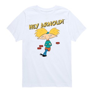 Boys' - Hey Arnold! - Cool Arnold Short Sleeve Graphic T-Shirt - 1 of 4
