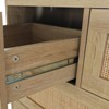 Fontoi Decorative Storage Cabinets, Storage Cabinet with 4 Drawers, Rattan Dresser for Bedroom Living Room Hallways, Brown, 15.75"*31.5"*31.5" - 4 of 4