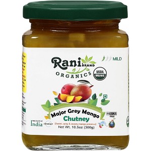Organic Major Grey Mango Chutney - 10.5oz (300g) - Rani Brand Authentic Indian Products - 1 of 4