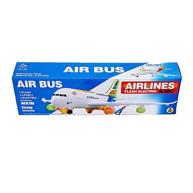 Ready! Set! Play! Link Airbus Plane With Flashing Lights And Sounds (Red), 3 of 4