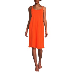 Lands' End Women's Cooling Knee Length Slip Nightgown - 1 of 3