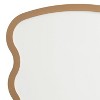 Kate & Laurel All Things Decor 24"X36" Holbrook Wavy Magnetic Dry Erase Board Gold - 3 of 4