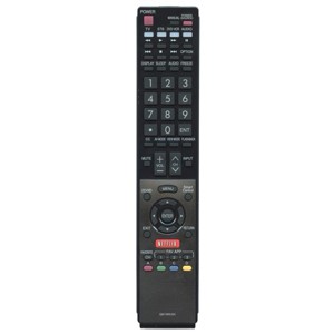 Dan’s Originals for Sharp GB118WJSA Aquos Smart TV Remote Control | NETFLIX | IR - RRMCGB118WJSA - 1 of 2