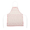 Unique Bargains Christmas Aprons Linen Red Beige 21.65"x26.77" 1 Pcs - 4 of 4
