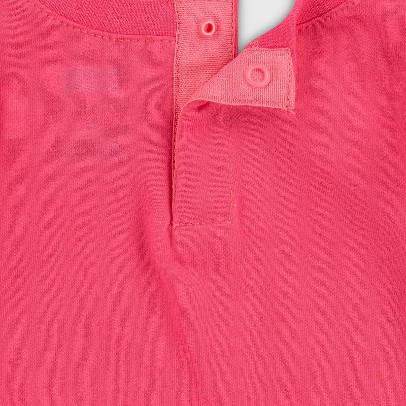 Levi's® Baby Girls' Ruffle Sleeve Romper - Pink, 4 of 6