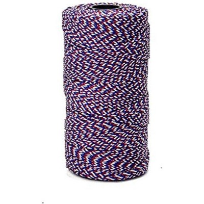 Bon Tool 21-280 ded Braided Line 685 Foot Red White And Blue
