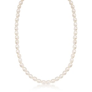 Ross-Simons Baby/Children's 4-4.5mm Cultured Pearl Necklace With 14kt Yellow Gold - 1 of 4