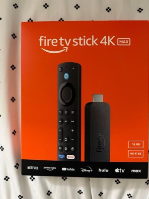 Fire TV Stick 4K Max streaming device, Wi-Fi 6, Alexa Voice Remote  (includes TV controls)