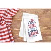 C&F Home Four Score Seven Beers Ago Embroidered Cotton Flour Sack Kitchen Towel Patriotic Dishtowel Decoration - 2 of 3