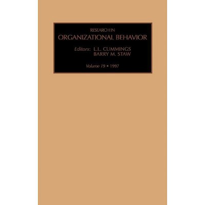 Research in Organizational Behavior - by  Barry Staw (Hardcover)