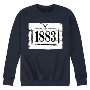 Men's - 1883 - 1883 Wood Sign Graphic Fleece Sweatshirt - 1 of 4