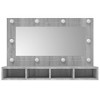 vidaXL Mirror Cabinet Grey Sonoma Engineered wood and acrylic Large - 4 of 4