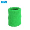Unique Bargains Cotton Terry Cloth Tennis Basketball Working Out Running Wicking Air Permeable Sports Sweatbands 48 Pcs - 3 of 4