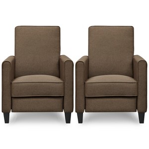 Home Imports Emporium Push Back Recliner Home Theater Seating Chair - 1 of 4