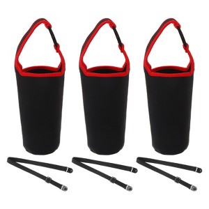 Unique Bargains Reusable Neoprene Insulated Waterproof Tumbler Carrier Holder 3 Pcs - 1 of 4