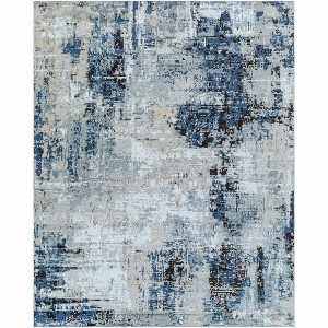Hauteloom Campsall Abstract Blue Rug - 1 of 4