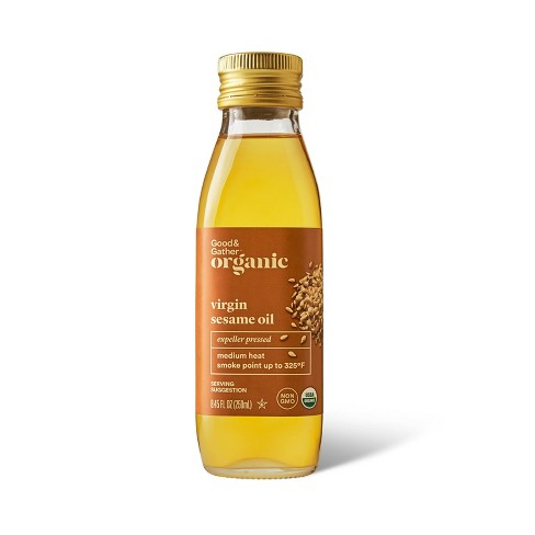 Organic Virgin Sesame Oil - 8.45oz - Good & Gather™ - image 1 of 2