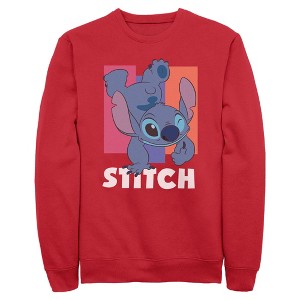 Mens Lilo & Stitch Thumbs Up Sweatshirt - 1 of 4