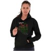 Funny Christmas Santa Touched Down Hoodie Sweatshirt Women Men Brisco Brands - 4 of 4